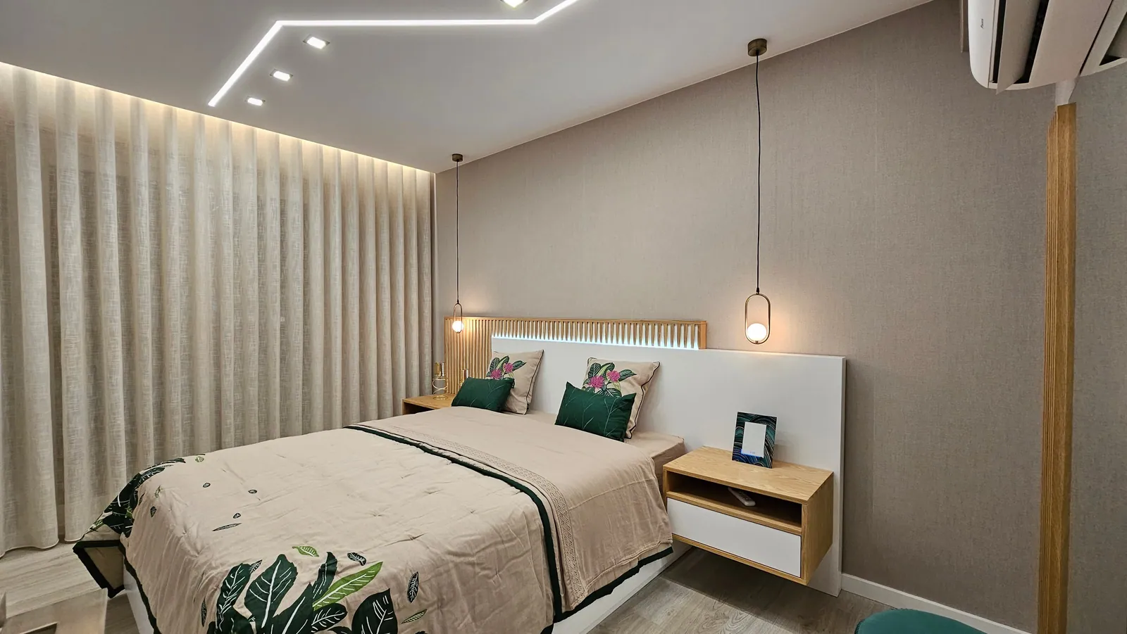 O quarto acabado.