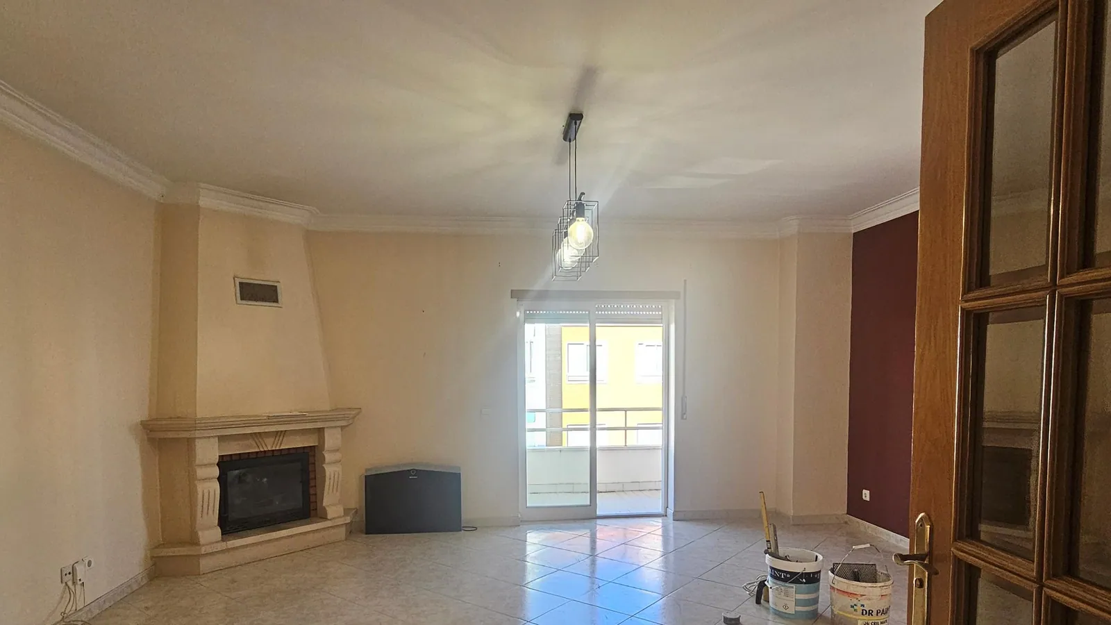Sala, antes da obra, Sobreda