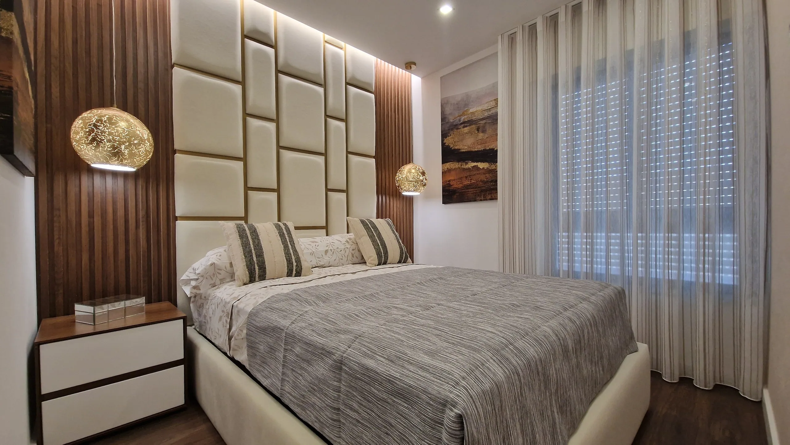 O quarto acabado.